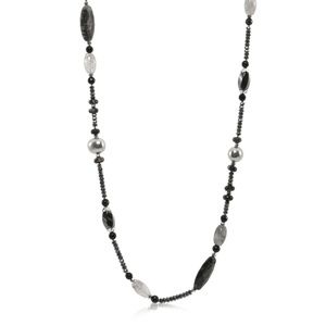 NWT Sara Blaine #10749 Caviar Endless Necklace